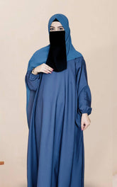 Midnight Grace Abaya -Navy blue
