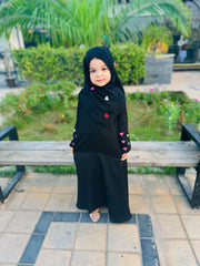 Heart Pop Abaya - kids