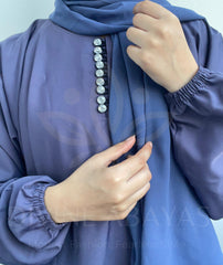 Midnight Grace Abaya -Grey