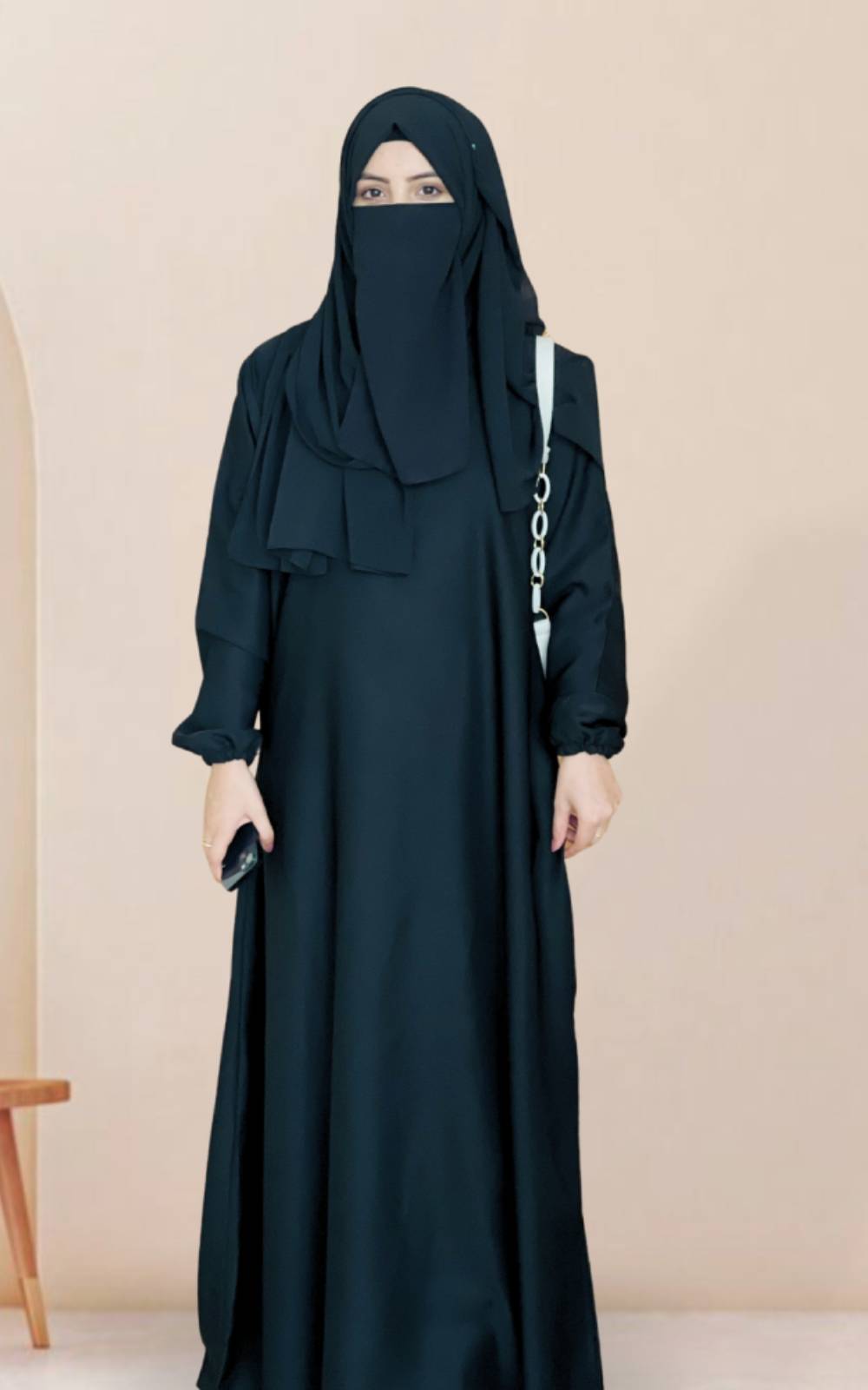 Midnight Grace Abaya -Black