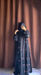 Pinterest Bow Abaya (Without Baggie)