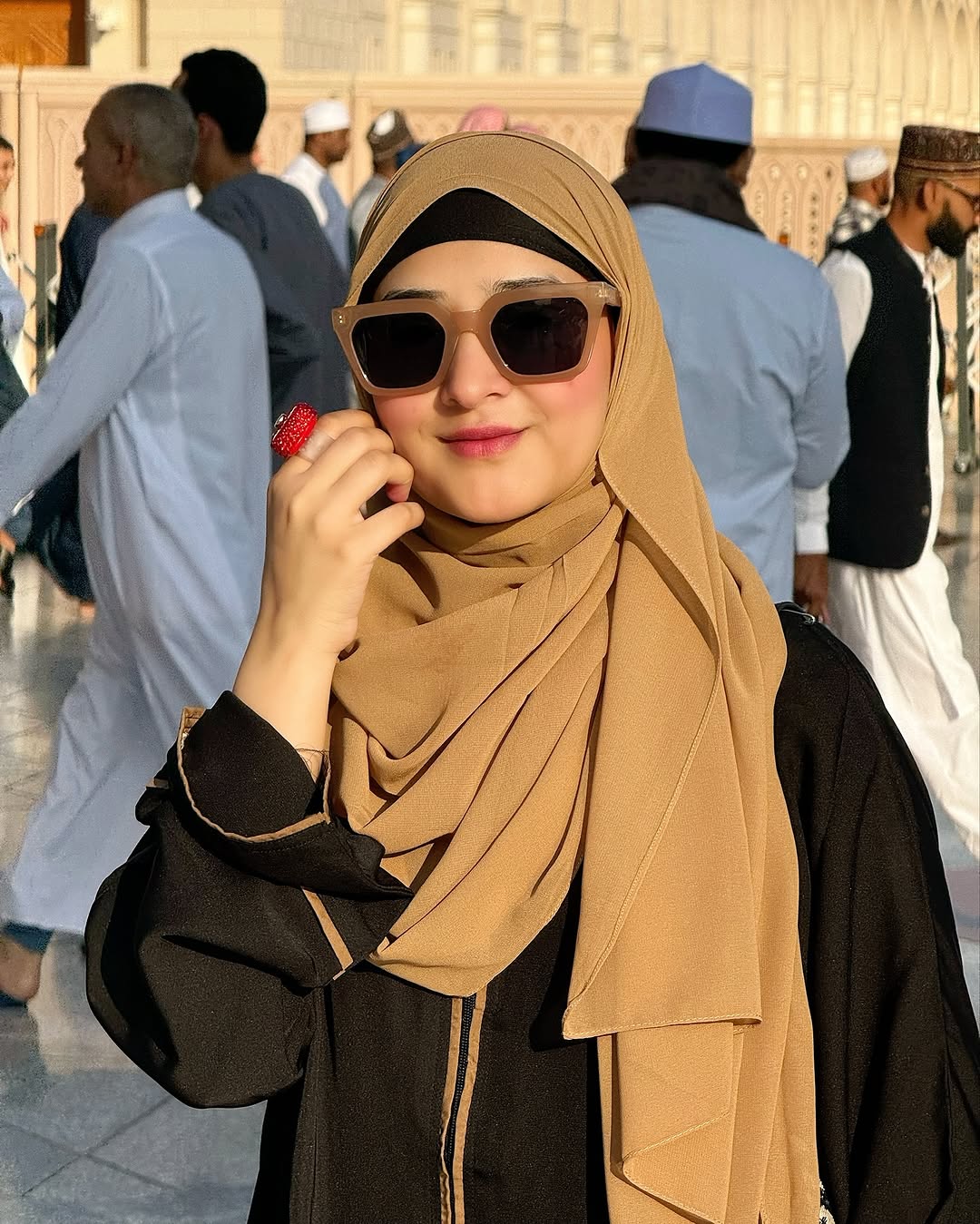 Two-Tone Front Open Abaya