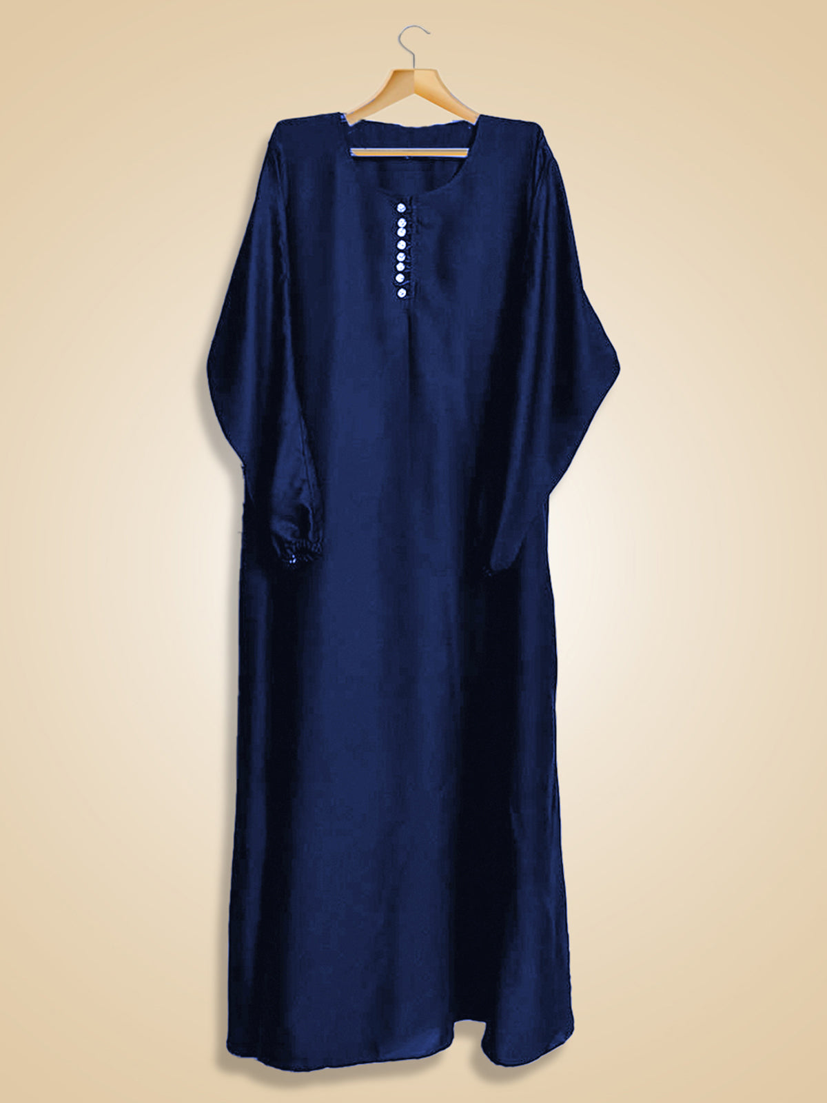 Midnight Grace Abaya -Navy blue