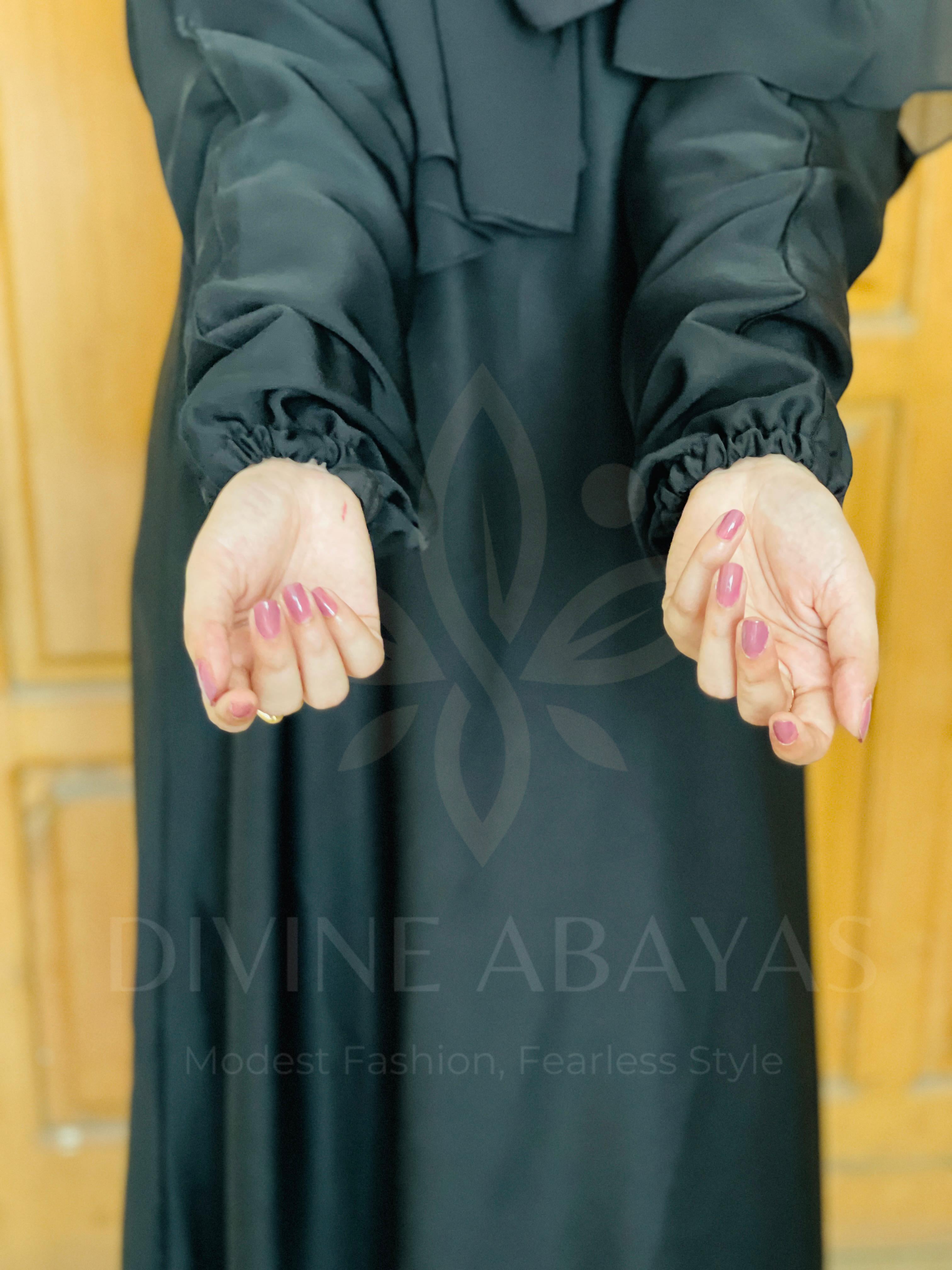 Midnight Grace Abaya -Black