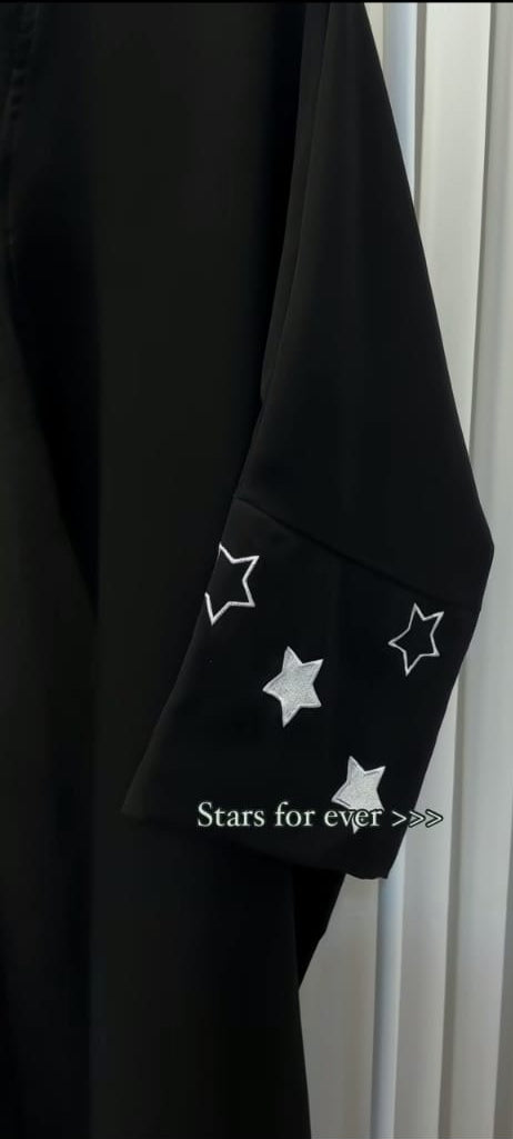 Star Embellished Embroidery Sleeves