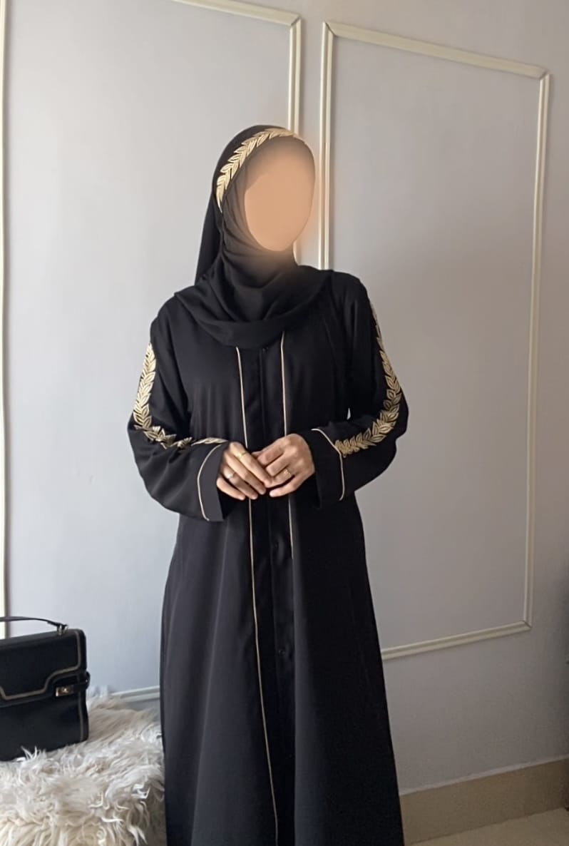 Golden Laurel Abaya