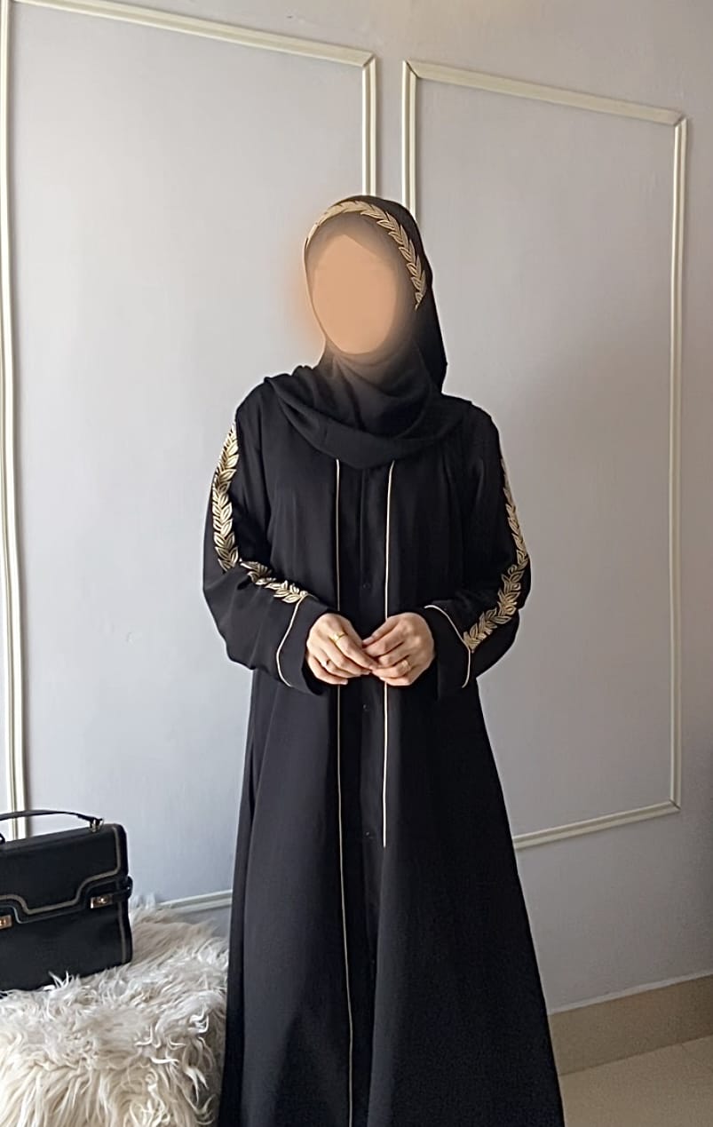 Golden Laurel Abaya