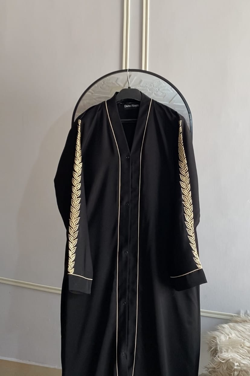Golden Laurel Abaya
