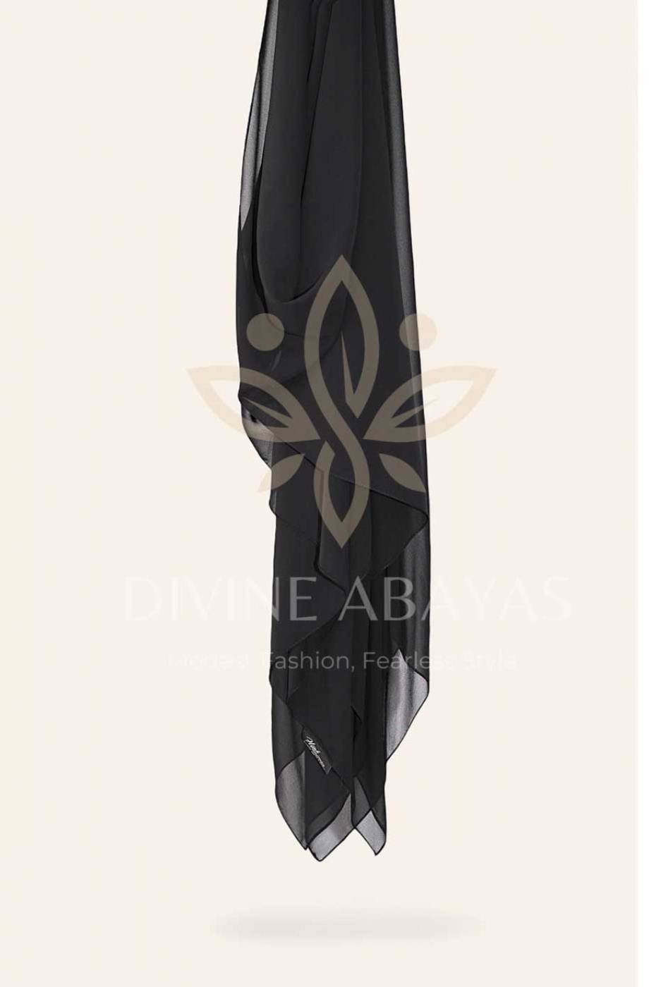 Imported Georgette - Black