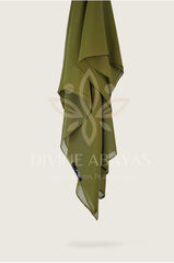 Imported Georgette - Dark Olive