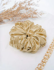 Volumarize Satin Scrunchie - Gold