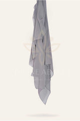 Imported Georgette - Mid Grey