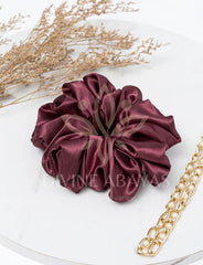 Volumarize Satin Scrunchie - Mulberry