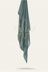 Imported Georgette - Mystic Green