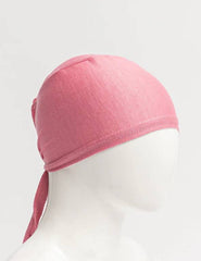 Premium Tie Hijab Cap - T Pink