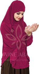 Jersey Makhna With Sleeves - Maroon